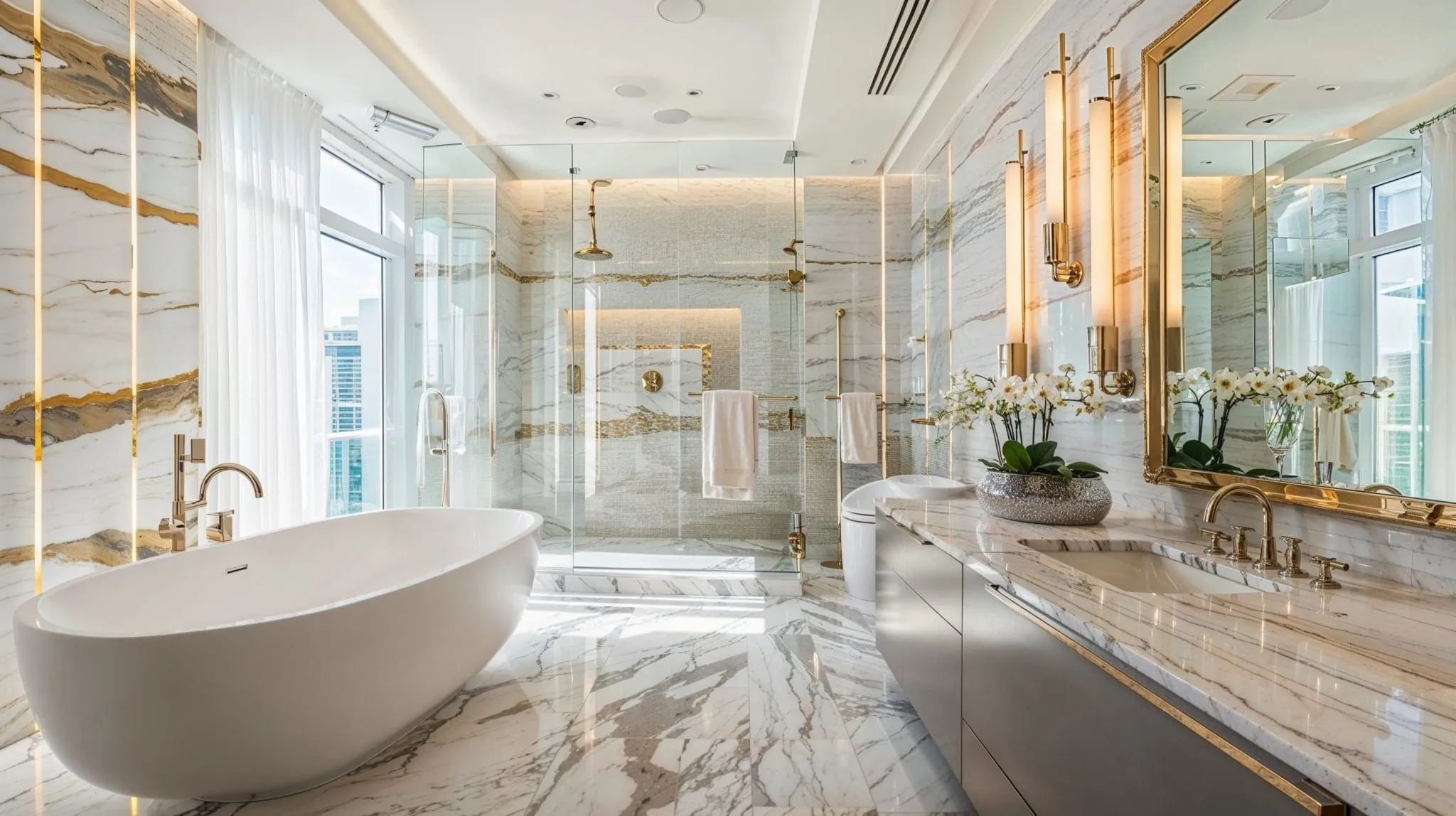 Modern Bathroom Designs for Elegant Daily Comfort