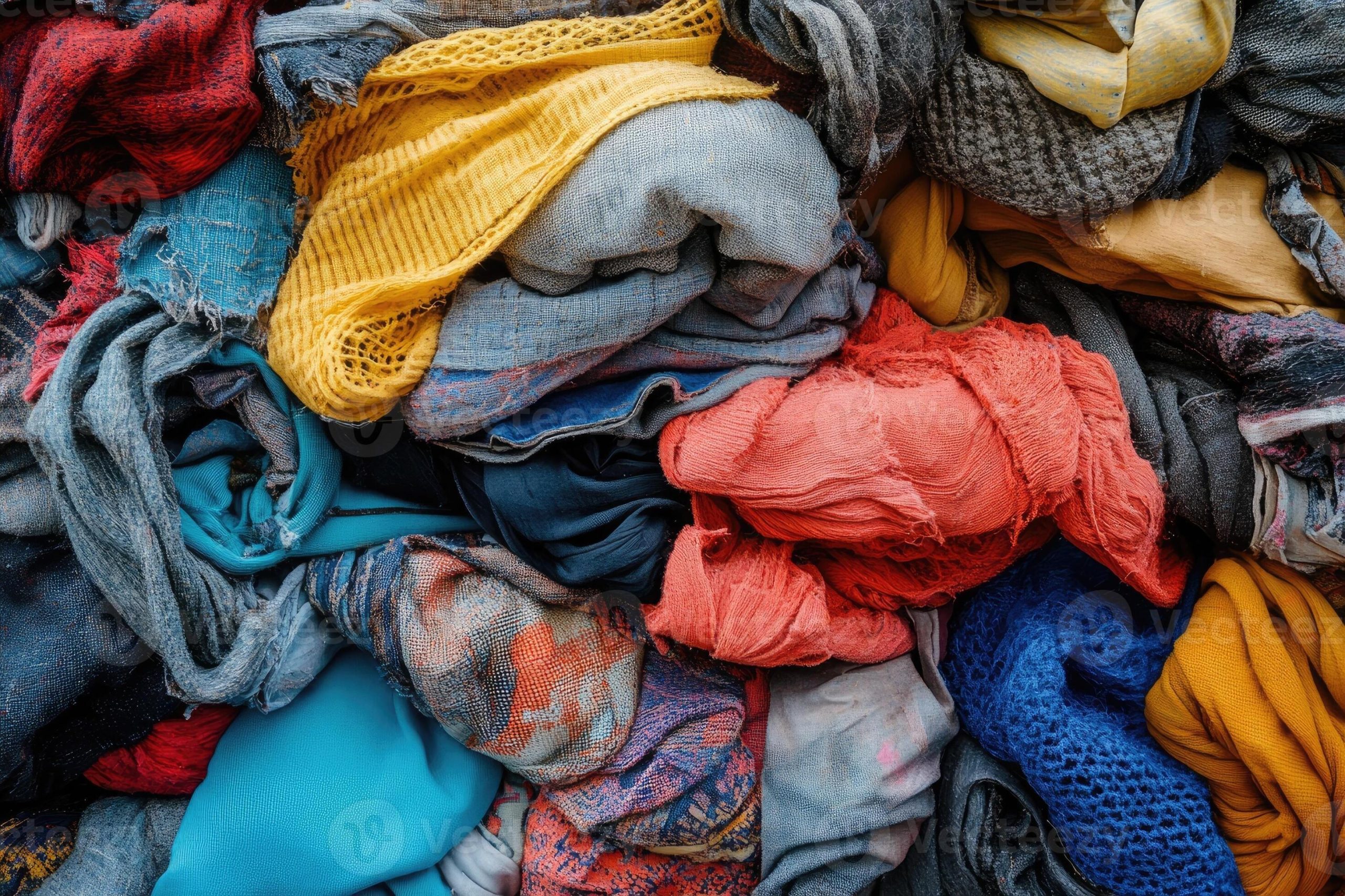 Unused Clothing Piles - Resell Donate or Restyle Pieces